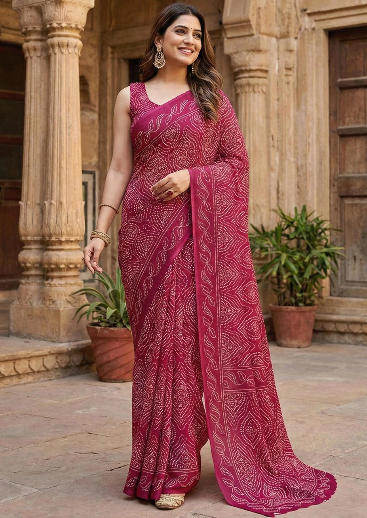 Scdf Bagru M Cotton Printed Casual Wear Saree Collection
