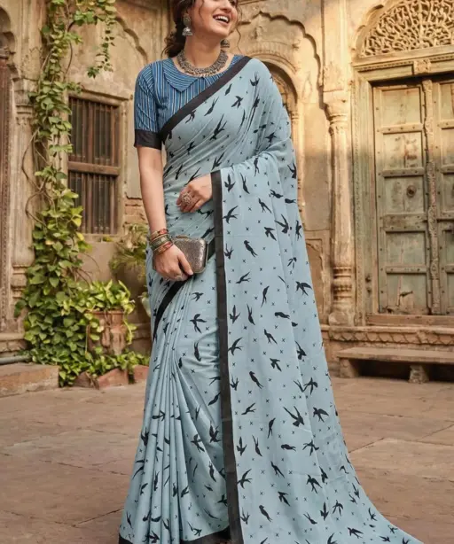 Scdf Bagru M Cotton Printed Casual Wear Saree Collection