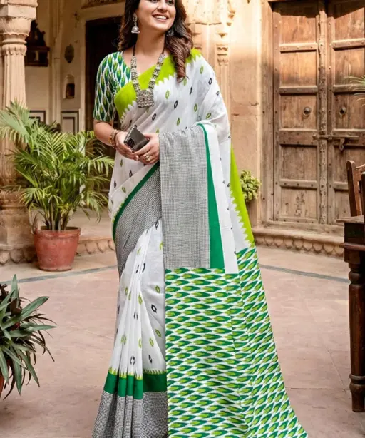 Scdf Bagru N Fancy Cotton Casual Wear Saree Collection