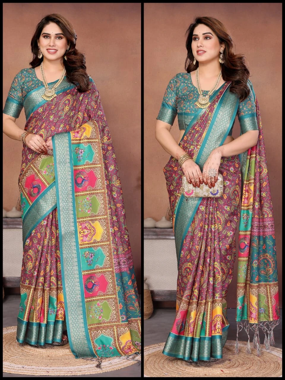 Shc Axita Vol 1 Premium Cotton Silk Kalamkari Printed Saree Collection