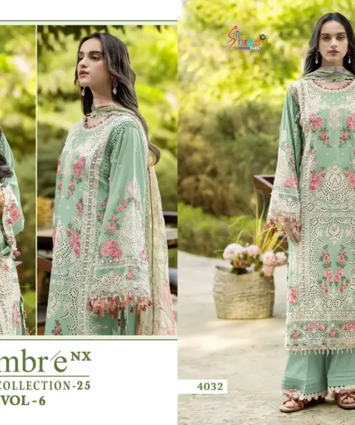 Shree Fab Ombre Lawn Collection 25 Vol 6 Nx