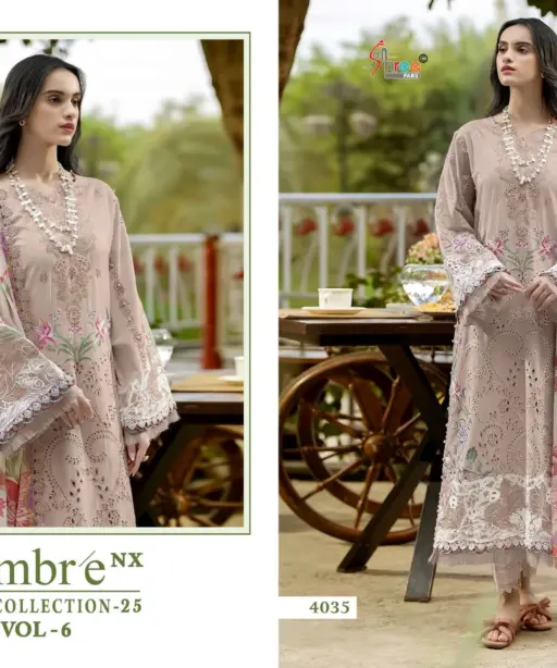 Shree Fab Ombre Lawn Collection 25 Vol 6 Nx
