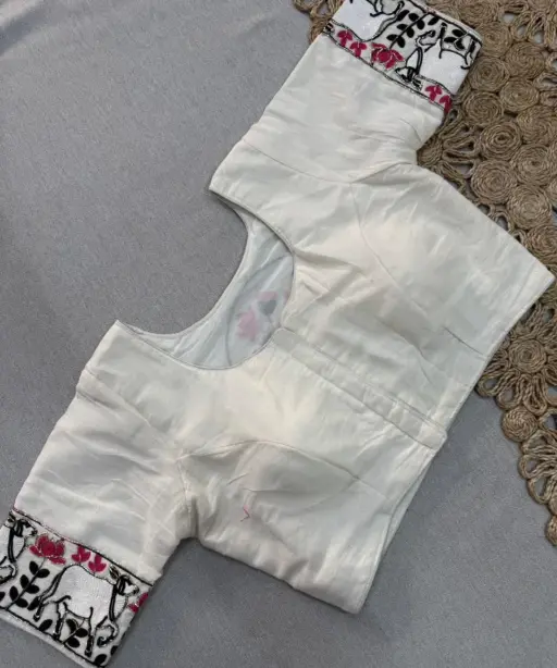 Shree Nath Vol 1 Khadi Cotton Saree Blouse with Handwork Collection