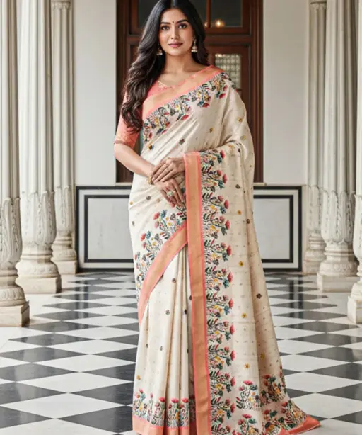 Vaishali 1 Cotton Silk Digital Print Designer Saree Collection