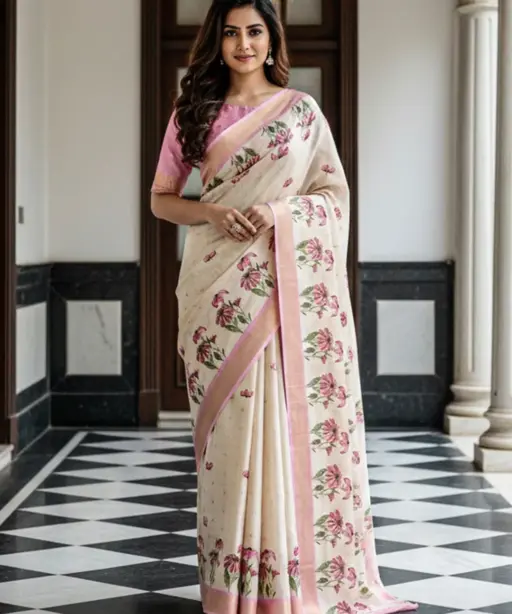 Vaishali 1 Cotton Silk Digital Print Designer Saree Collection