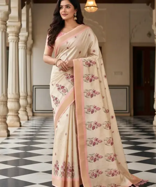 Vaishali 1 Cotton Silk Digital Print Designer Saree Collection
