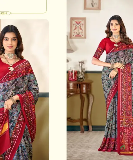 Vipul Antique Royal Vol 27 Silk Printed Traditional Wear Saree Collection