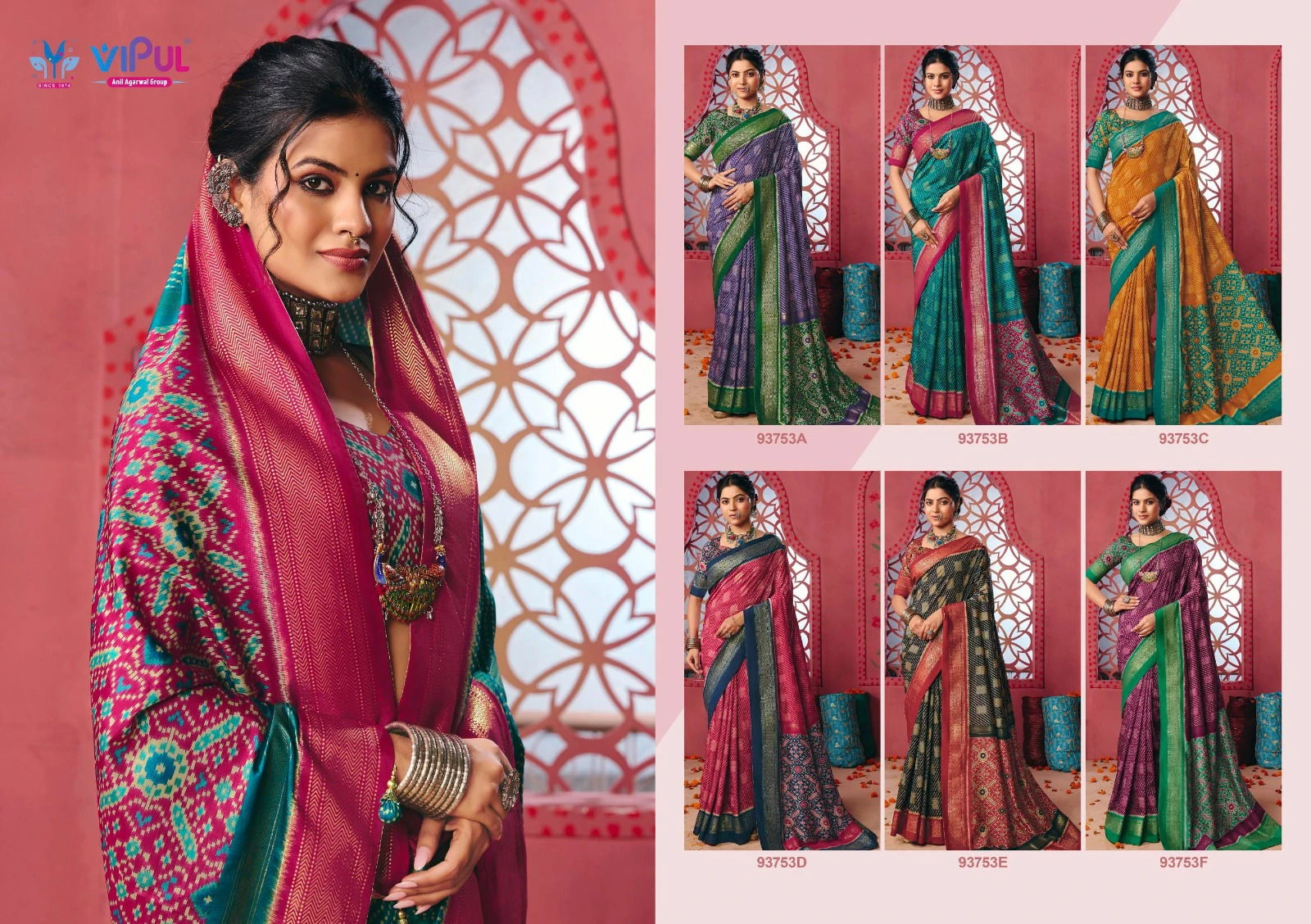 Vipul Polachi Silk Vol 3 Dola Silk Traditional Wear Saree Collection