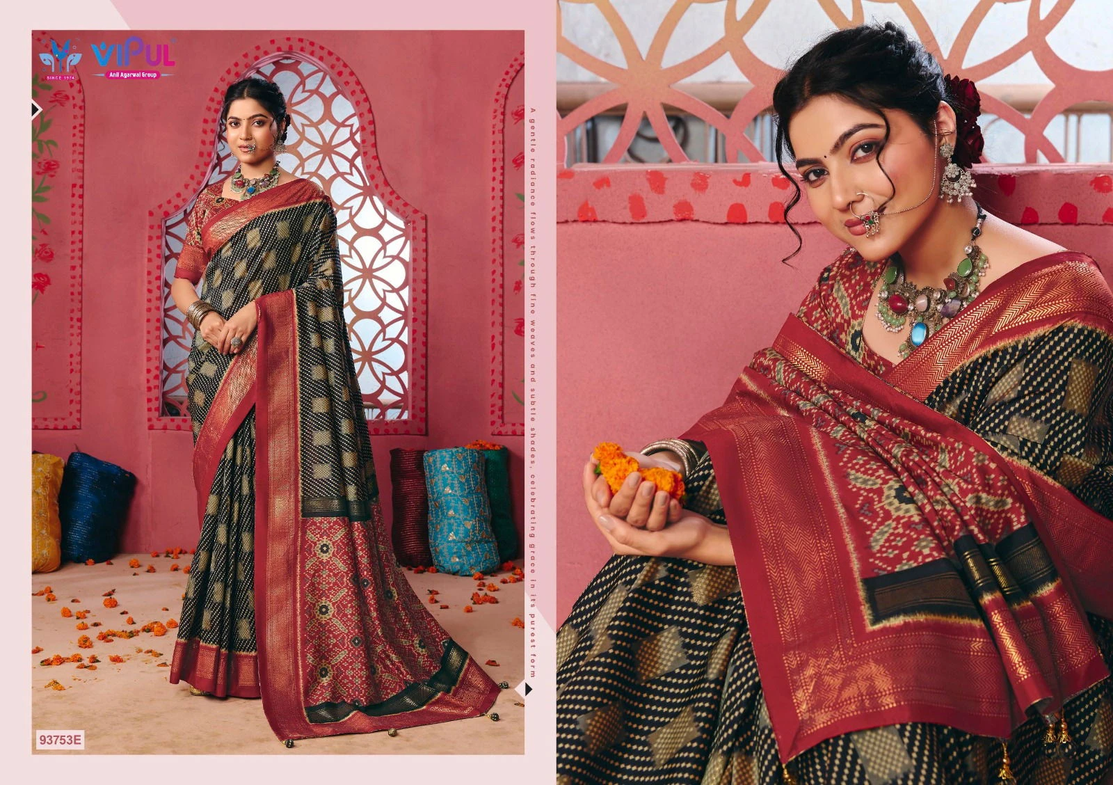 Vipul Polachi Silk Vol 3 Dola Silk Traditional Wear Saree Collection