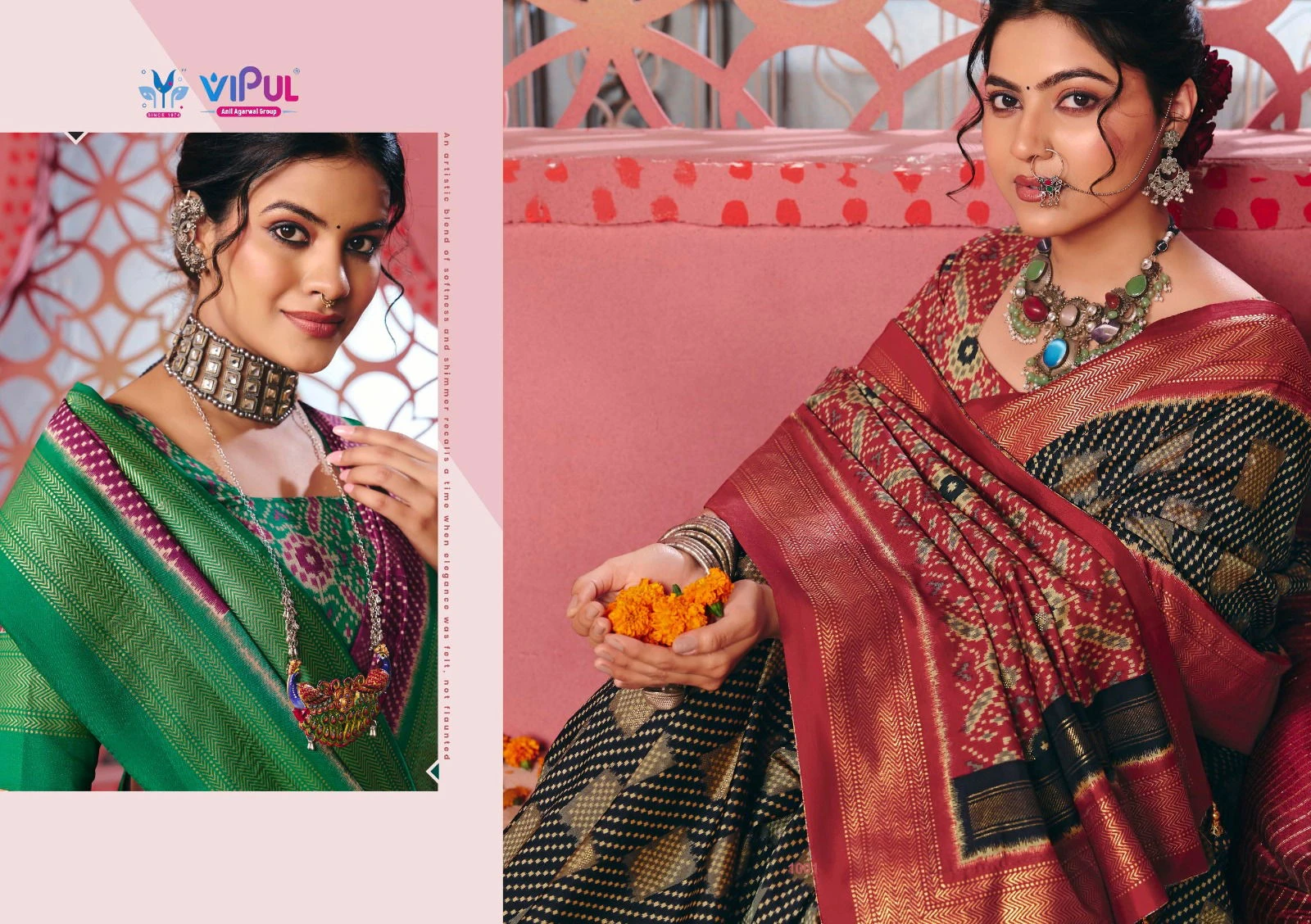 Vipul Polachi Silk Vol 3 Dola Silk Traditional Wear Saree Collection