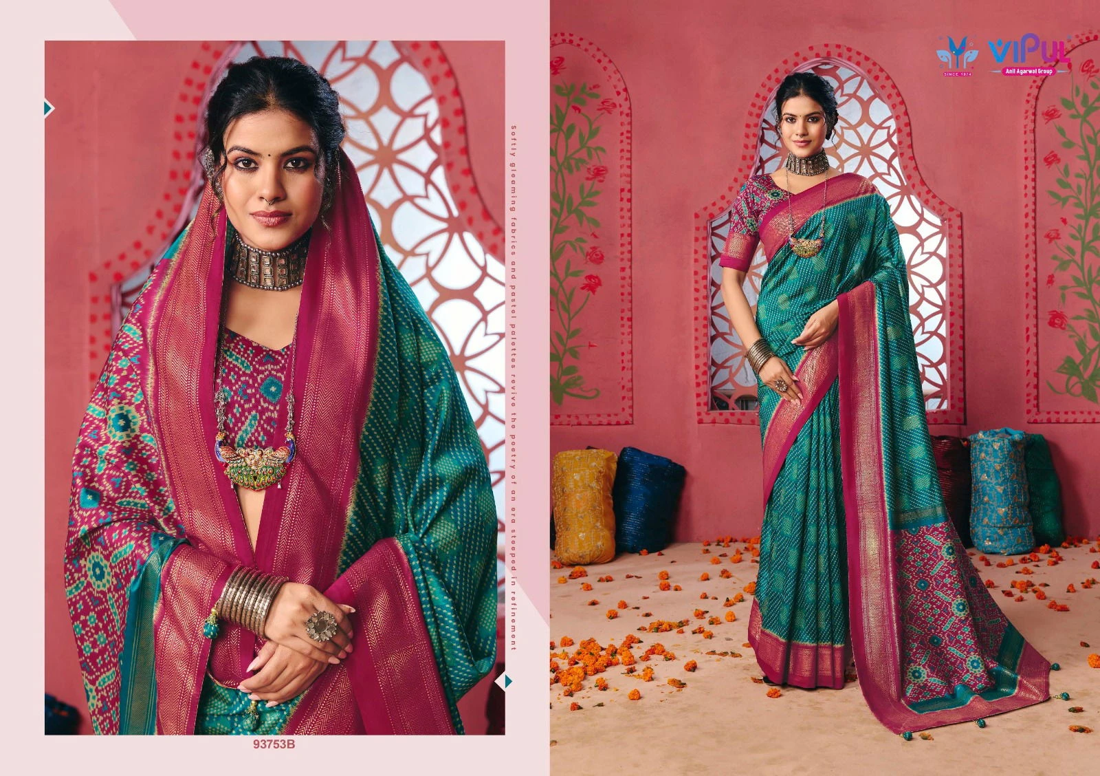 Vipul Polachi Silk Vol 3 Dola Silk Traditional Wear Saree Collection