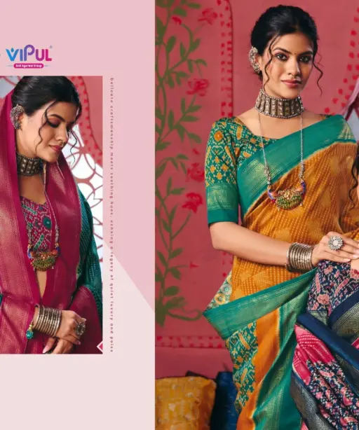 Vipul Polachi Silk Vol 3 Dola Silk Traditional Wear Saree Collection
