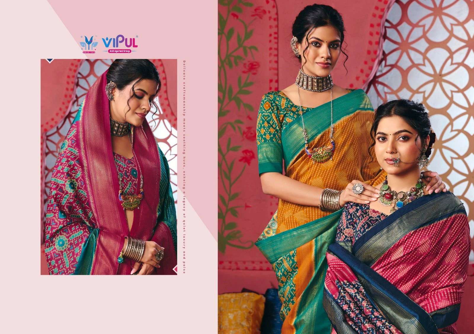 Vipul Polachi Silk Vol 3 Dola Silk Traditional Wear Saree Collection
