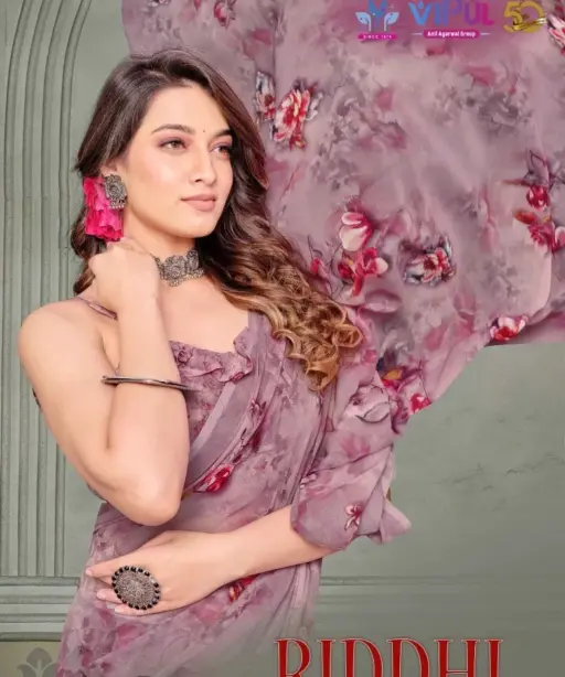 Vipul Riddhi Vol 10 Georgette Casual Wear Saree Collection