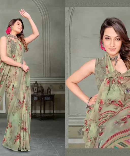 Vipul Riddhi Vol 10 Georgette Casual Wear Saree Collection