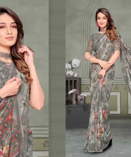 Vipul Riddhi Vol 10 Georgette Casual Wear Saree Collection