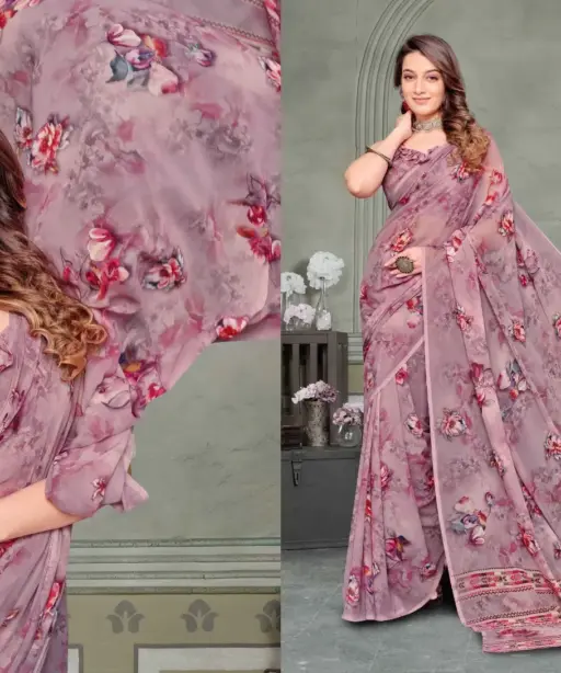 Vipul Riddhi Vol 10 Georgette Casual Wear Saree Collection