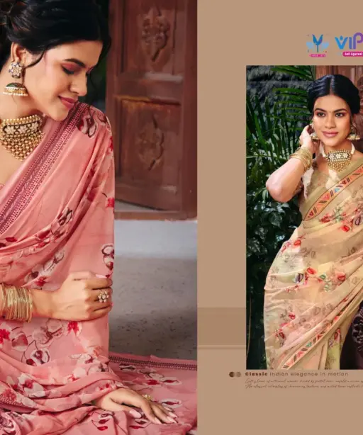 Vipul Riddhi Vol 18 Georgette Digital Print Casual Wear Saree Collection