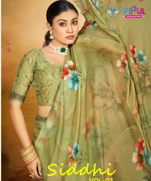 Vipul Siddhi Vol 2 Georgette Casual Wear Saree Collection