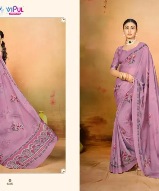Vipul Siddhi Vol 2 Georgette Casual Wear Saree Collection