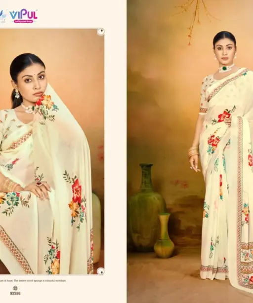 Vipul Siddhi Vol 2 Georgette Casual Wear Saree Collection