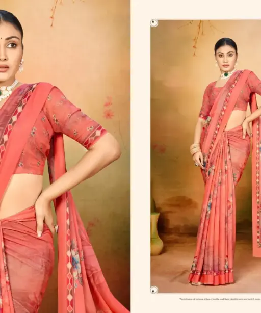 Vipul Siddhi Vol 2 Georgette Casual Wear Saree Collection