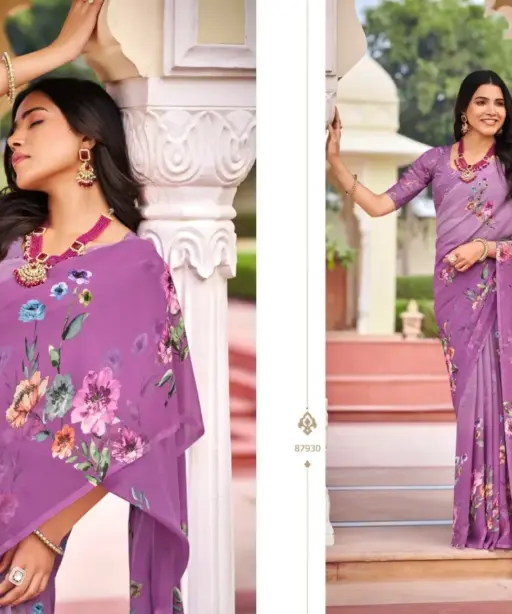 Vipul Twisha Georgette Casual Wear Saree Collection