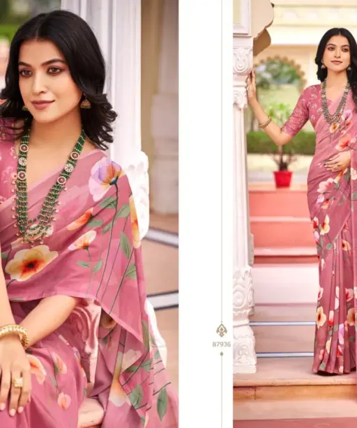 Vipul Twisha Georgette Casual Wear Saree Collection