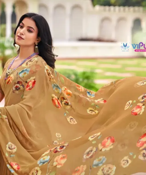 Vipul Twisha Georgette Casual Wear Saree Collection