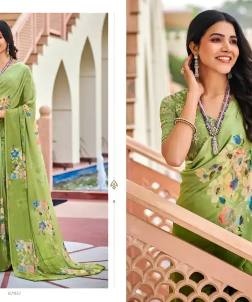 Vipul Twisha Georgette Casual Wear Saree Collection