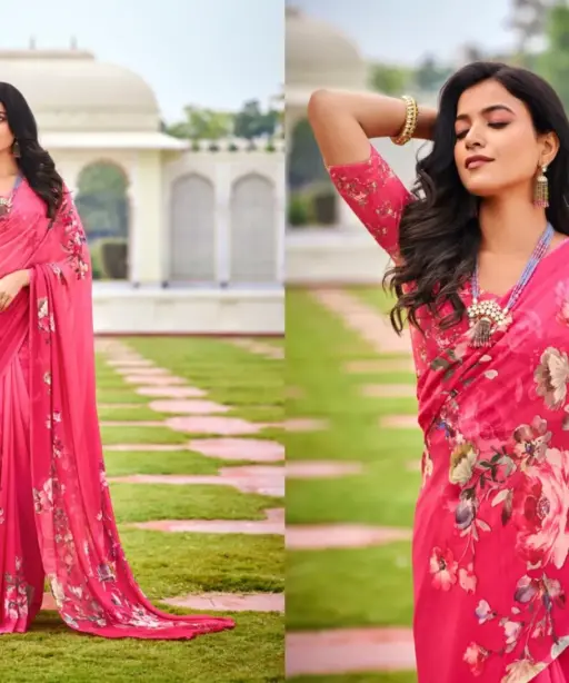 Vipul Twisha Georgette Casual Wear Saree Collection