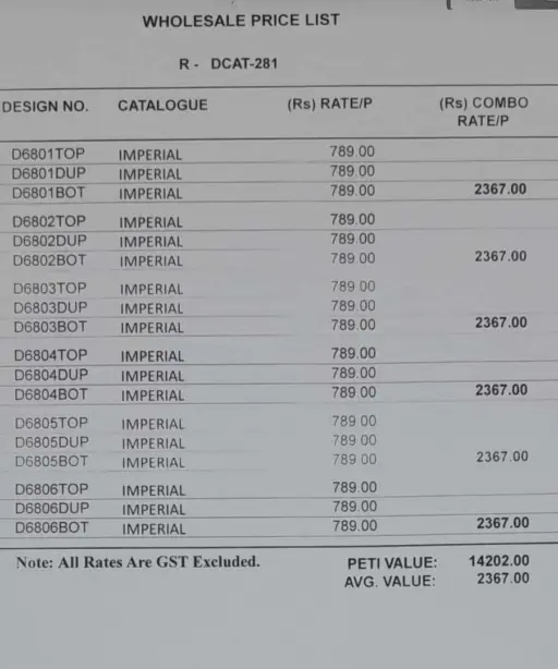 Vishwam Fabric Imperial