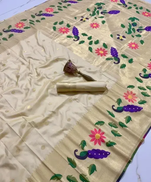 Vt 6089 T Pure Soft Kanchivram Paithani Silk Saree Collection