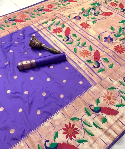Vt 6089 T Pure Soft Kanchivram Paithani Silk Saree Collection