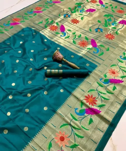 Vt 6089 T Pure Soft Kanchivram Paithani Silk Saree Collection