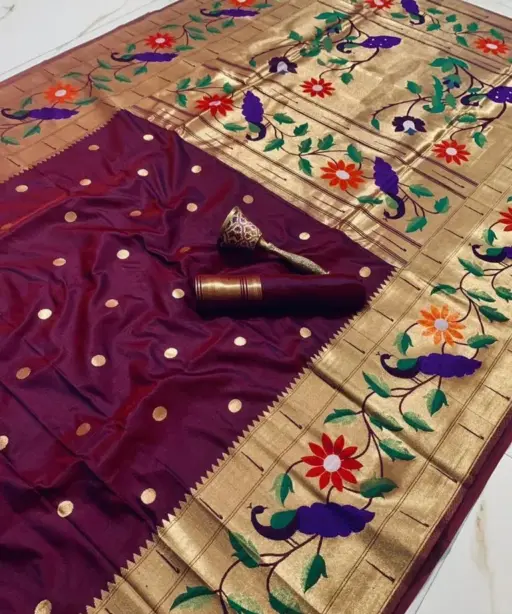 Vt 6089 T Vol 2 Pure Soft Kanchivram Paithani Silk Saree Collection