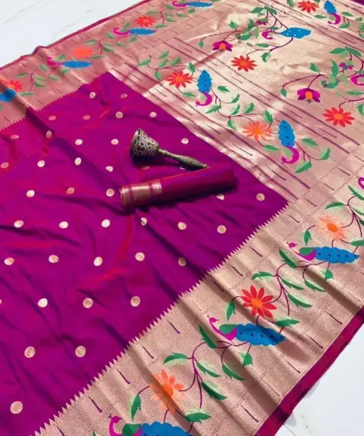 Vt 6089 T Vol 2 Pure Soft Kanchivram Paithani Silk Saree Collection