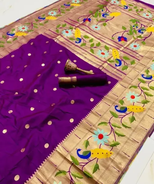 Vt 6089 T Vol 2 Pure Soft Kanchivram Paithani Silk Saree Collection