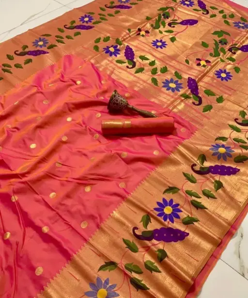 Vt 6089 T Vol 2 Pure Soft Kanchivram Paithani Silk Saree Collection