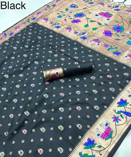 Vt 6091 T Pure Soft Kanchivram Paithani Silk Saree Collection