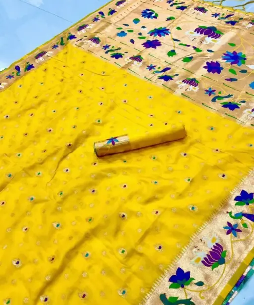 Vt 6091 T Pure Soft Kanchivram Paithani Silk Saree Collection