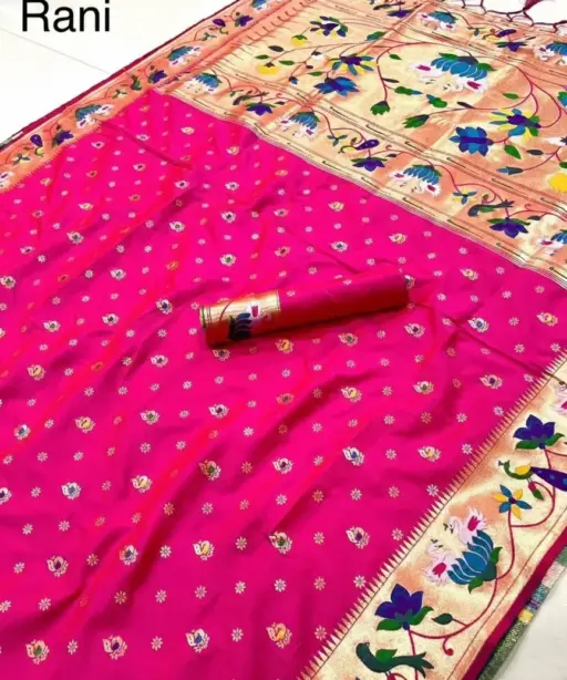 Vt 6091 T Pure Soft Kanchivram Paithani Silk Saree Collection