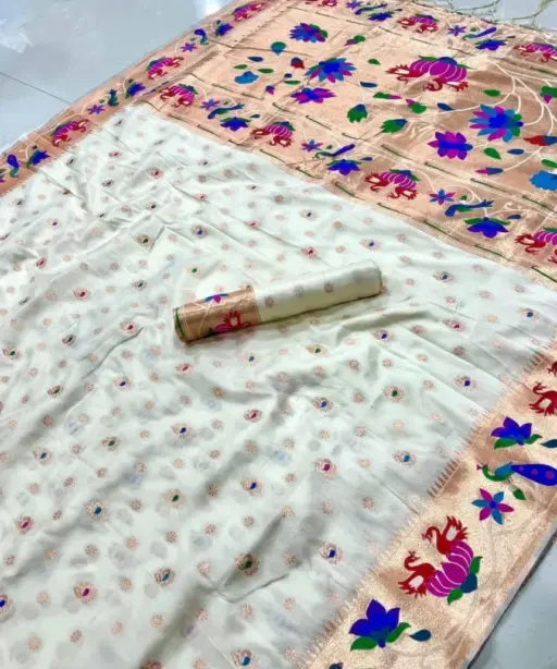 Vt 6091 T Pure Soft Kanchivram Paithani Silk Saree Collection