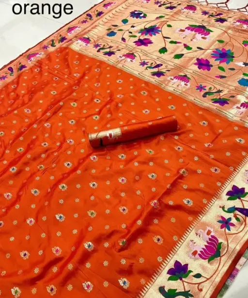 Vt 6091 T Pure Soft Kanchivram Paithani Silk Saree Collection
