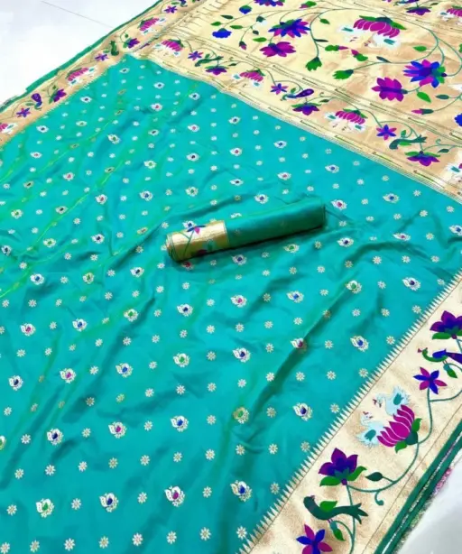 Vt 6091 T Pure Soft Kanchivram Paithani Silk Saree Collection