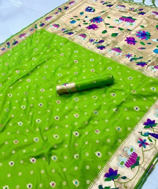 Vt 6091 T Pure Soft Kanchivram Paithani Silk Saree Collection