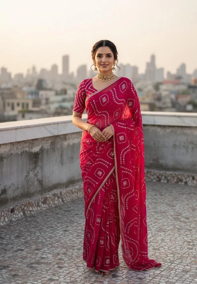 Vt 6092 T Fandy Satin Silk Beautiful Hand Worked Saree Collection