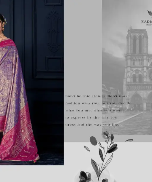 Zarkaashi Shivalika Vol 1 Nylone Tissue Festival Wear Saree Collection