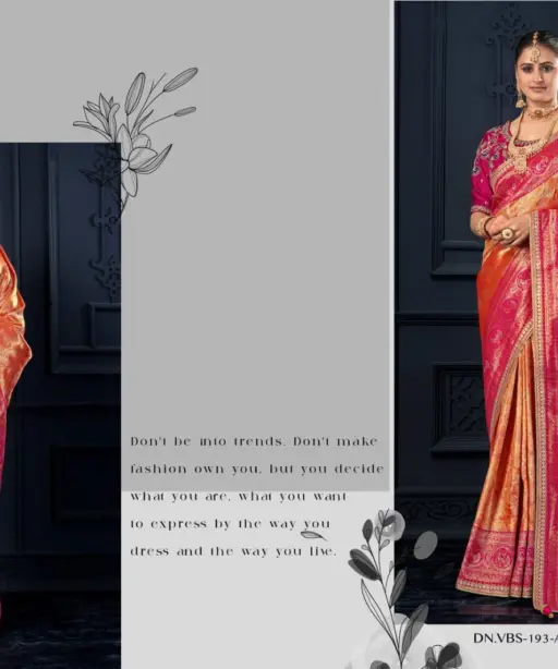 Zarkaashi Shivalika Vol 1 Nylone Tissue Festival Wear Saree Collection