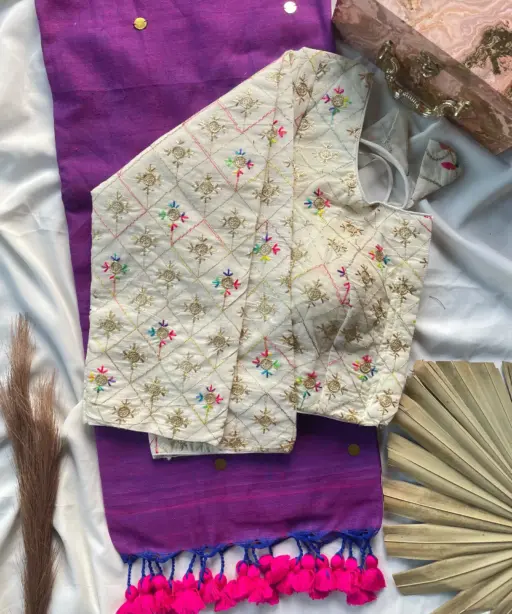 Khadi Vol 9 Cotton with Sequence Work Saree Blouse Collection